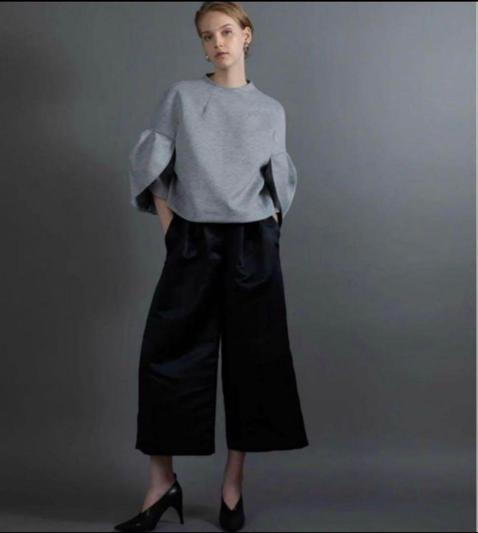 heve ヘイヴ　サテンフレアガウチョパンツ　38サイズ