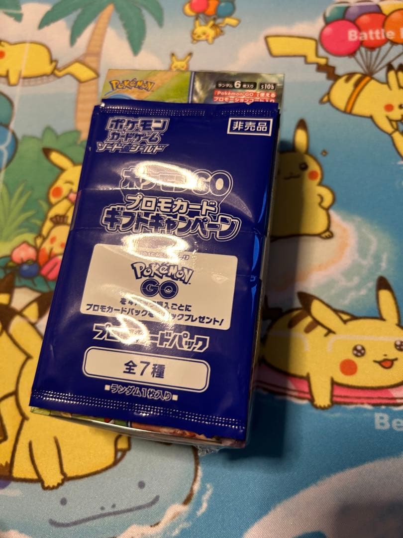 ポケモンGO 1ボックス＋プロモカードパック 4パック