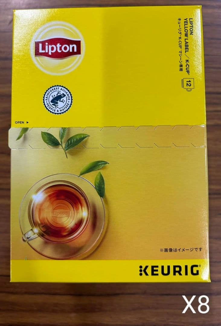 超お得商品～キューリグkカップ　リプトンイエローラベル　8箱セット