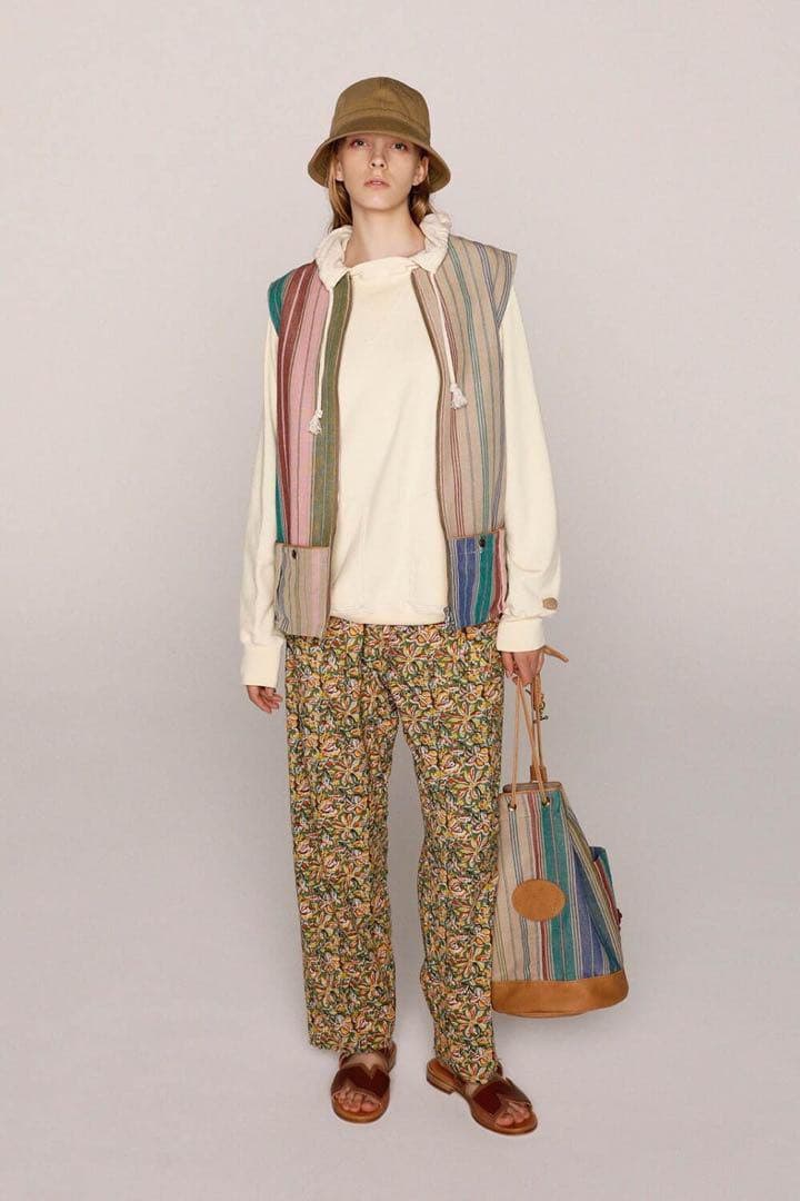 NICENESS GYSIN スモールダッフルバッグ ストライプ マルチカラー