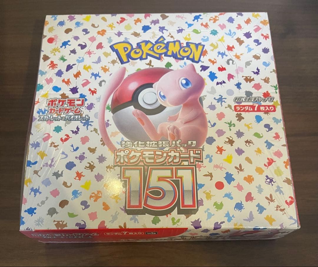 ポケモンカード151 シュリンク付き BOX