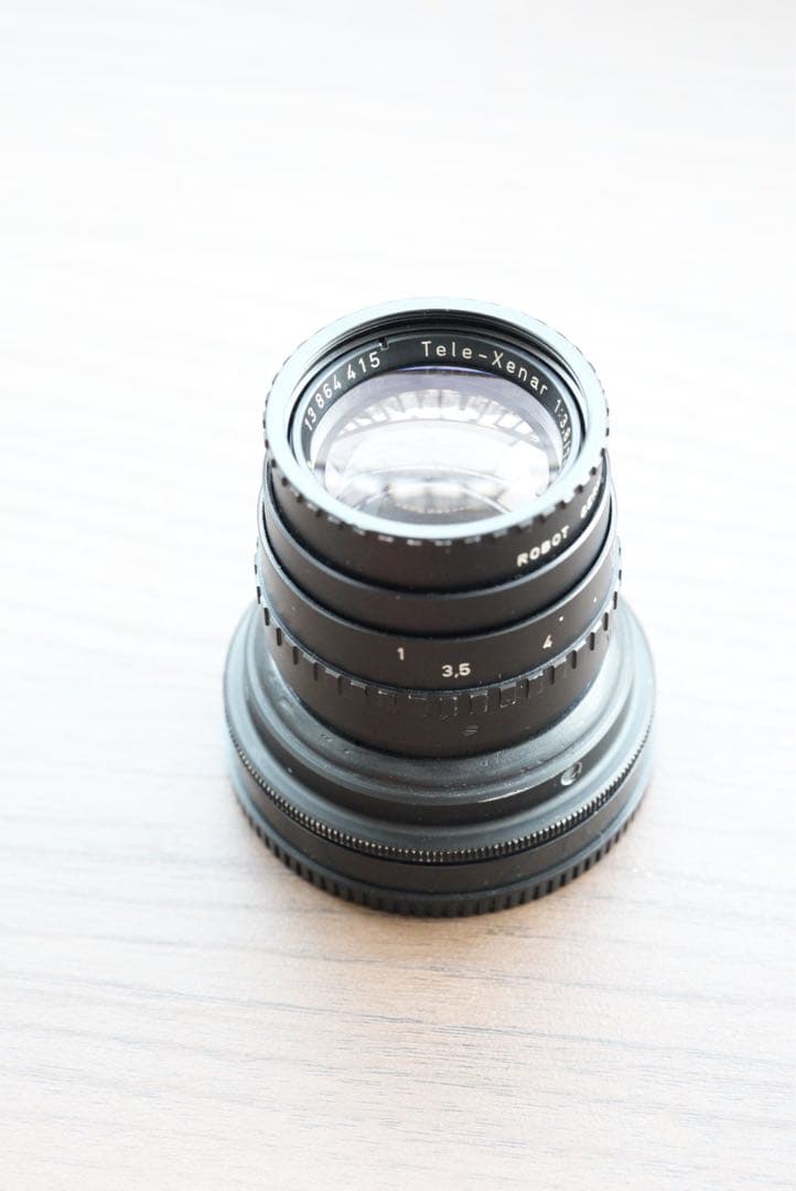 超希少 Eマウント改造 Tele-Xenar 75mm F3.8
