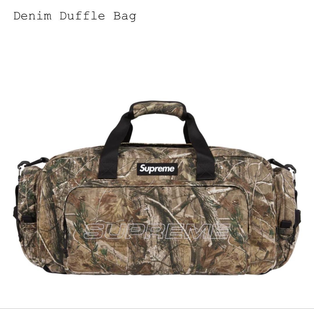 Supreme Denim Duffle Bag カモ