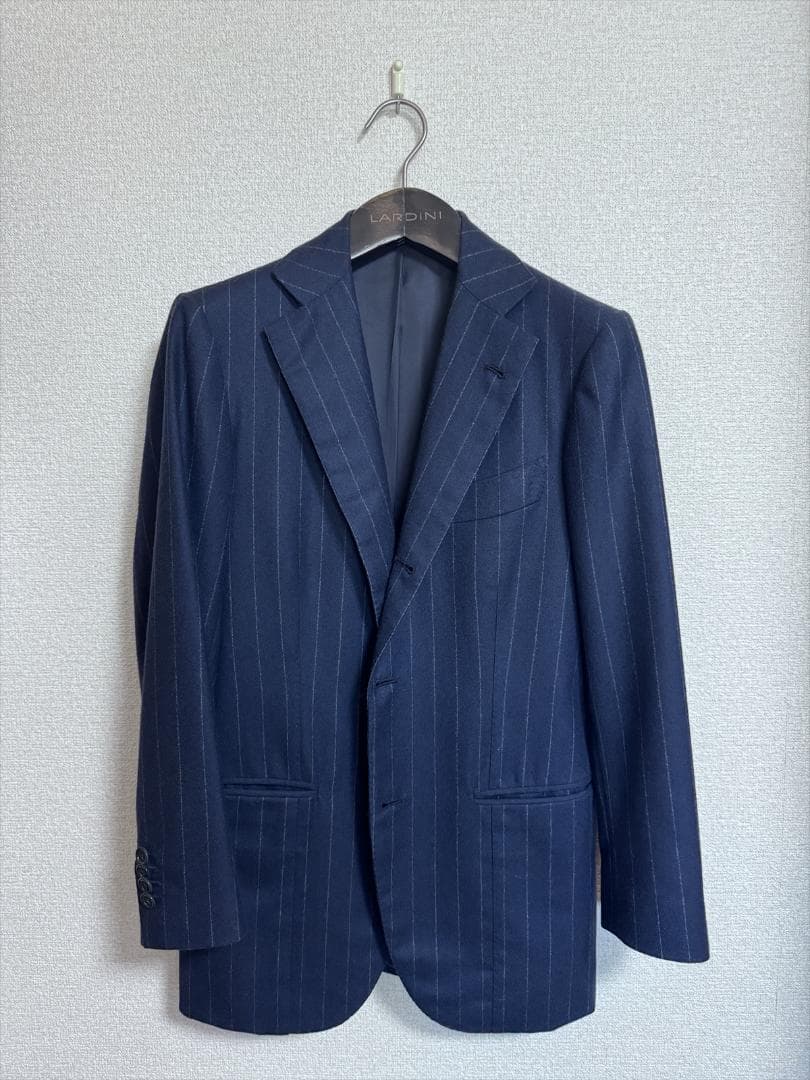 DALCUORE ダルクオーレ　ビームスハウス購入　ネイビーストライプスーツ42