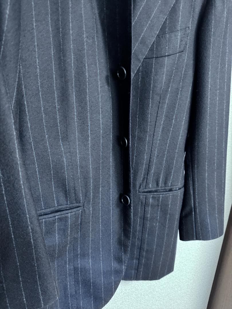 DALCUORE ダルクオーレ　ビームスハウス購入　ネイビーストライプスーツ42