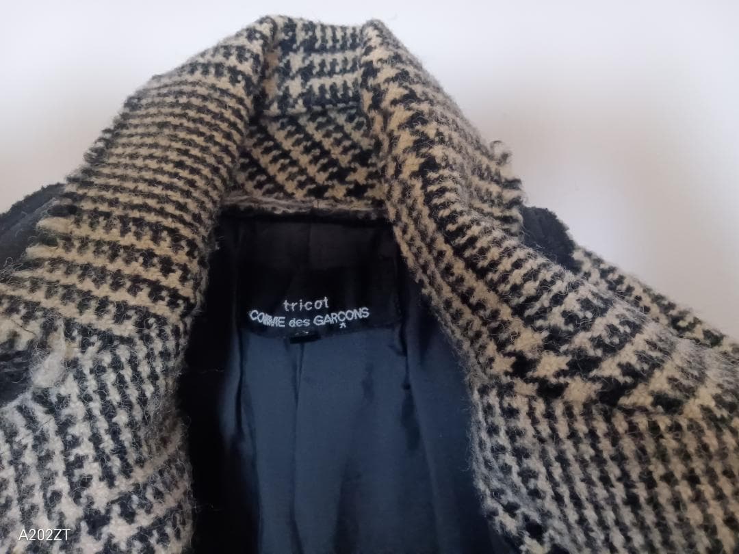 SOL★トリココムデギャルソンCOMME・ツィードベスト・M・チェック