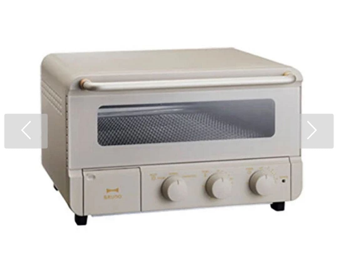 【新品未使用】BRUNO スチーム＆ベイクトースター　グレージュ