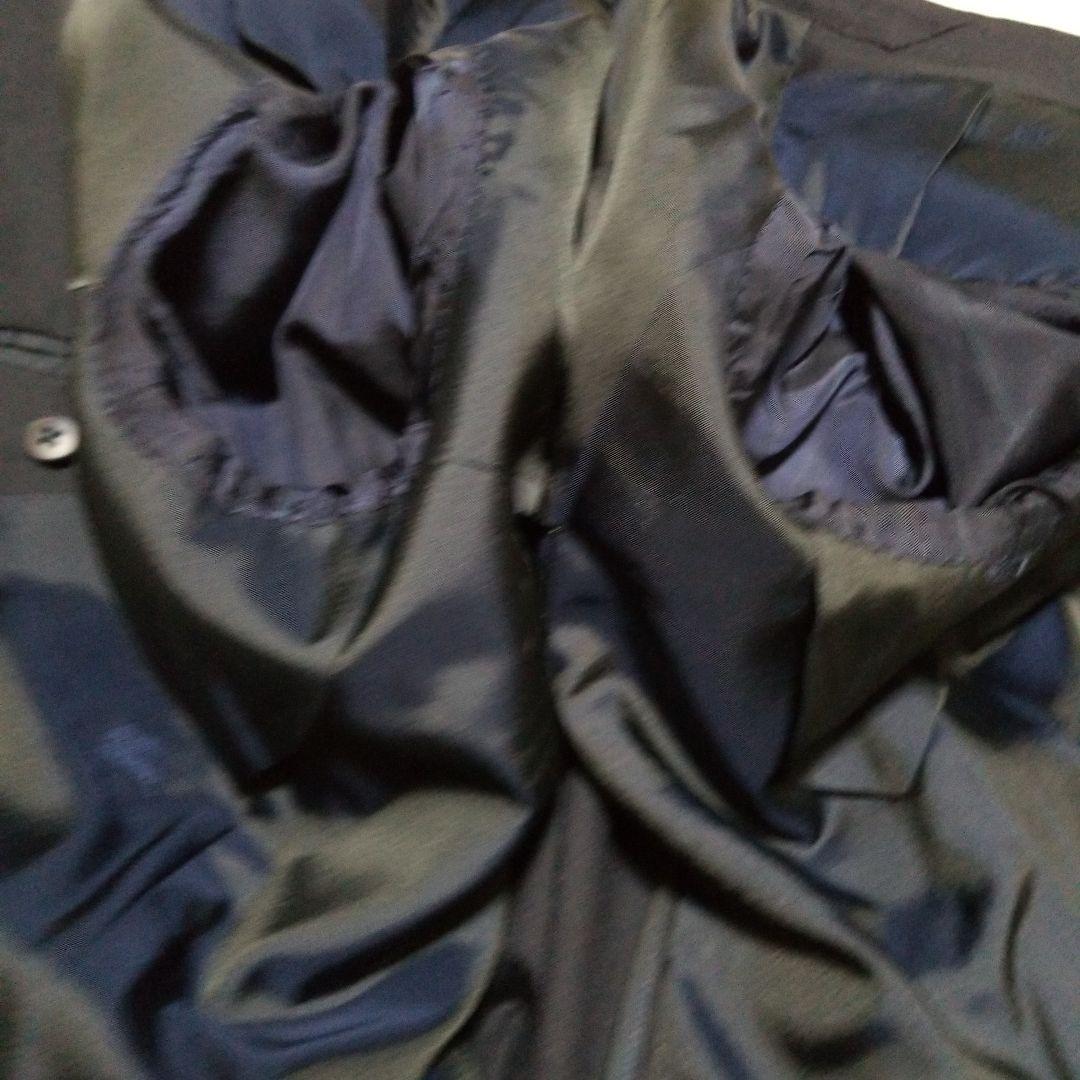 【大きいサイズ】バーバリー　紺ブレ　ダブル　金ボタン　AB6　背抜き　美品