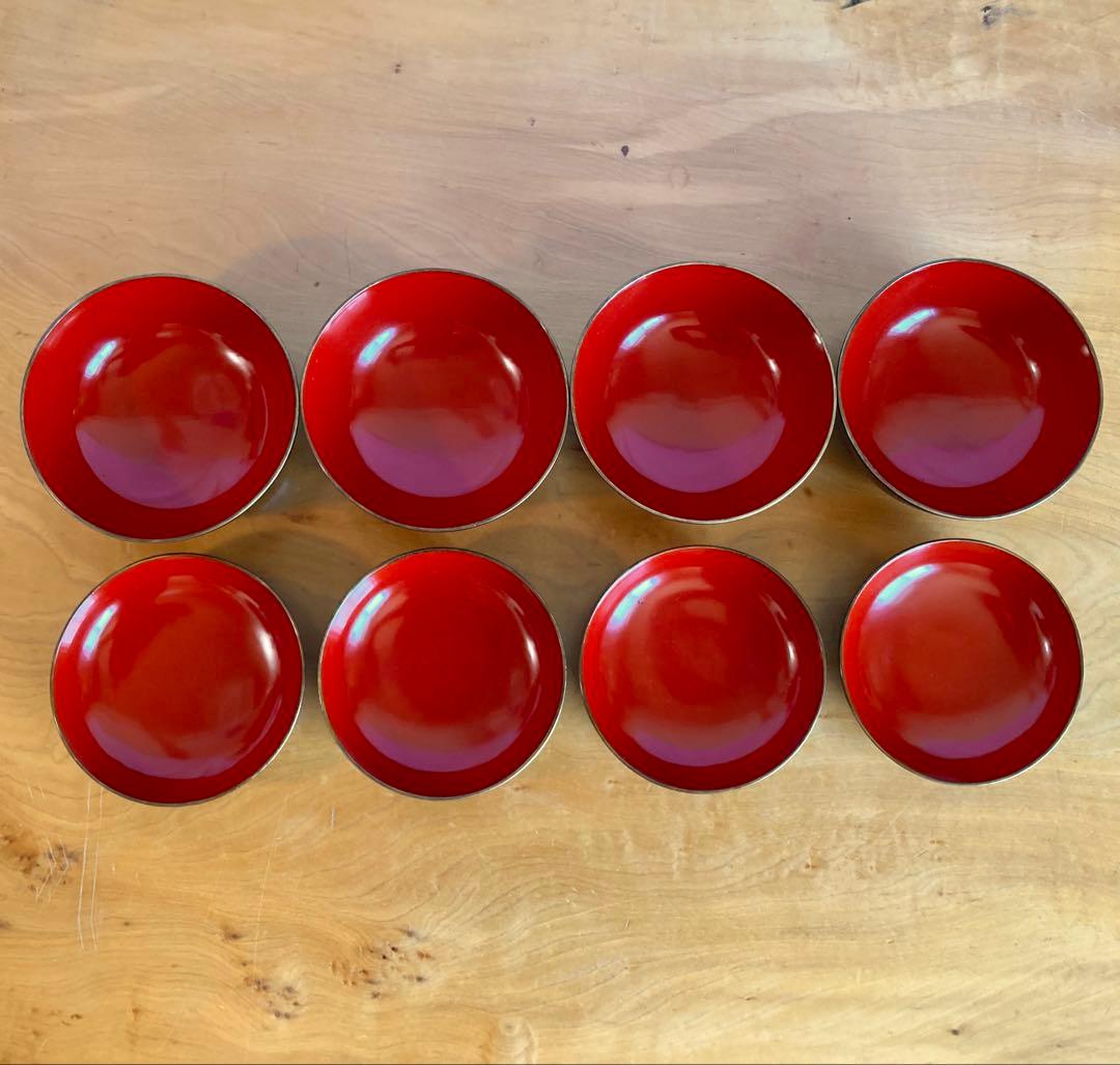 輪島塗 蔵出し 吸物椀4客 江戸安政年間 アンティーク 時代物 箱入 国産