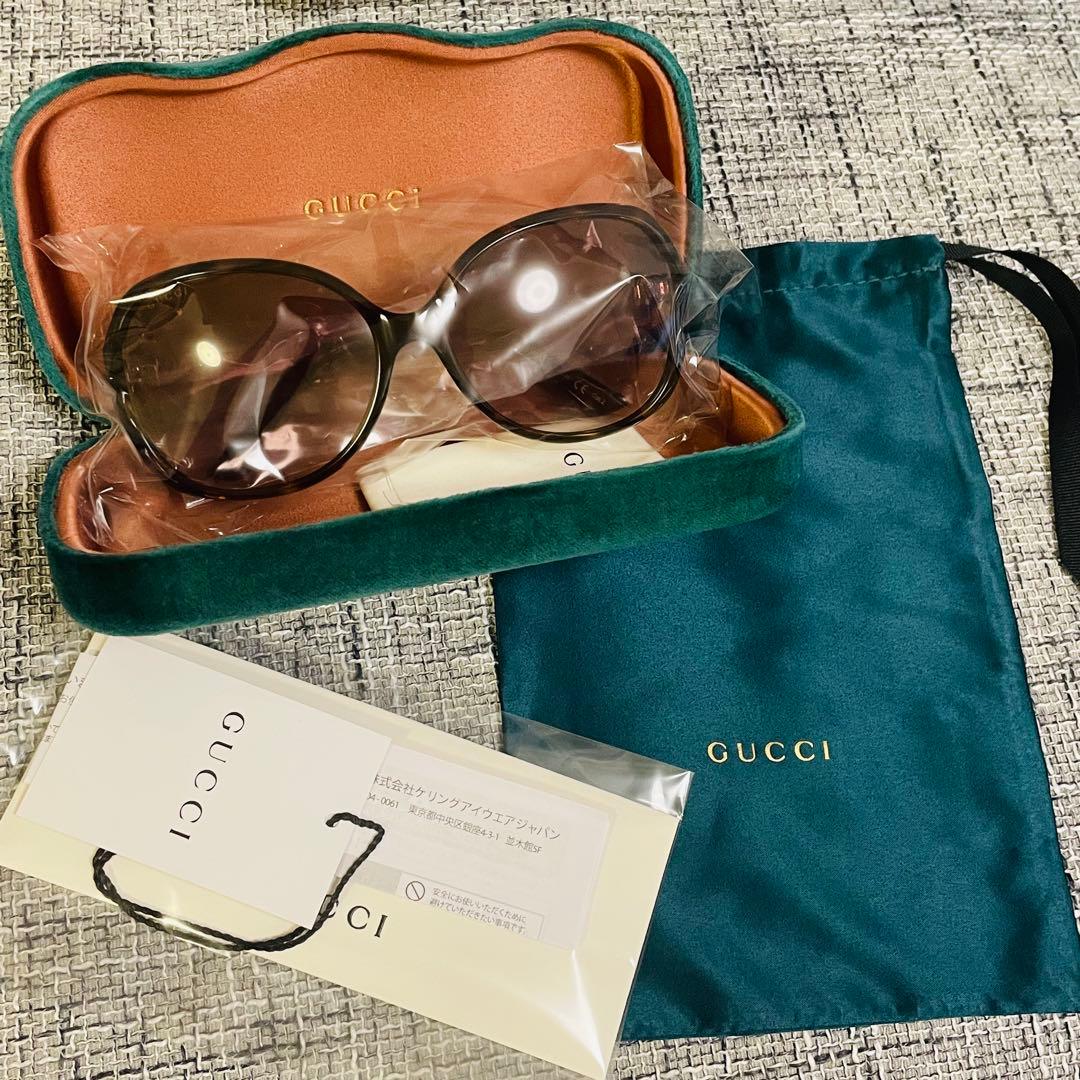 未使用新品 GUCCI サングラス ブラウン