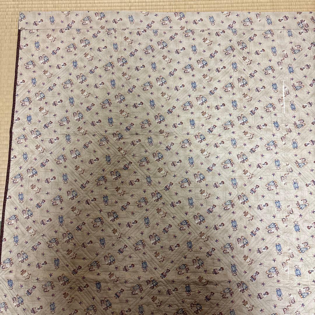 手作り大判パッチワークキルト タペストリー