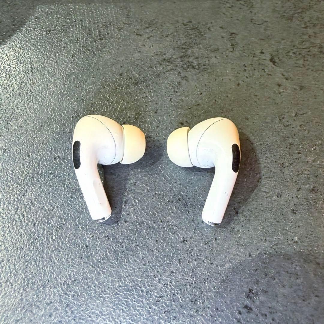 【付属品完備】AirPods Pro 第1世代 黒レザーケース付き