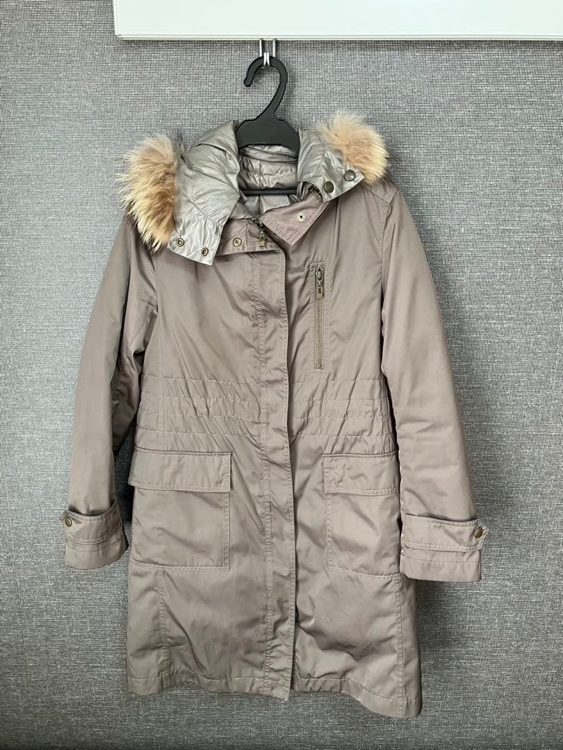 【美品】ICB　アイシービー　ダウンライナー付きモッズコート　ファー