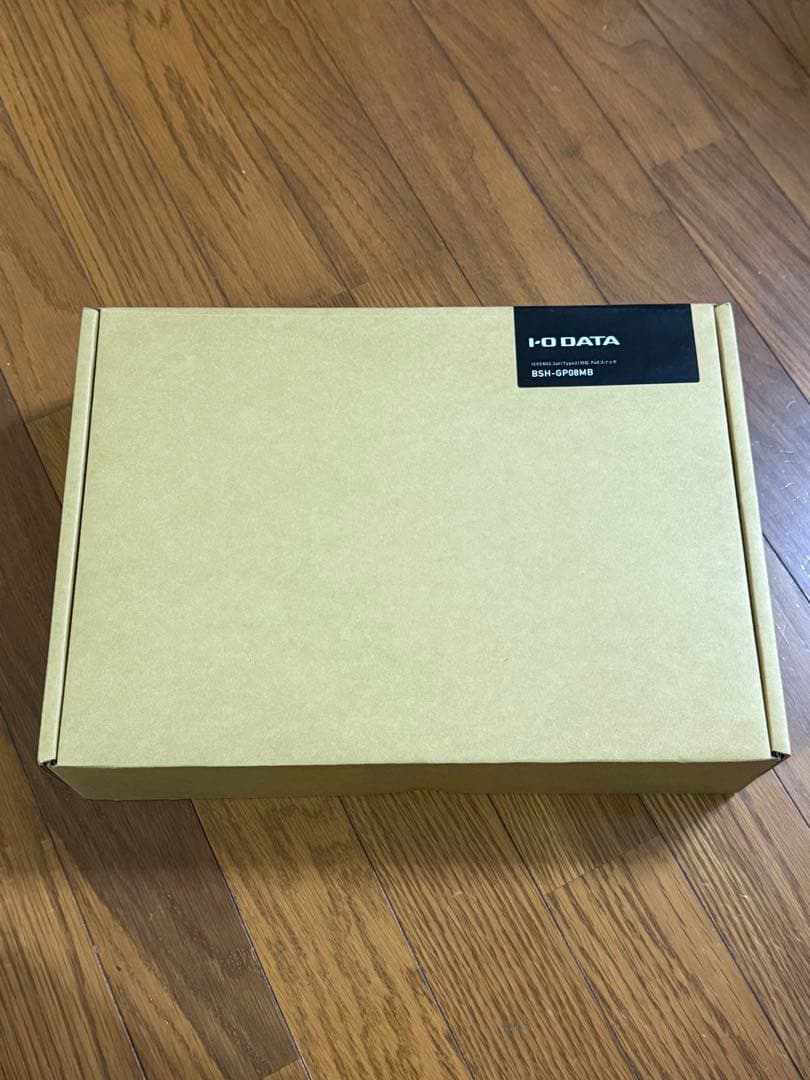 I-O DATA BSH-GP08MB 8ポートPoEスイッチ