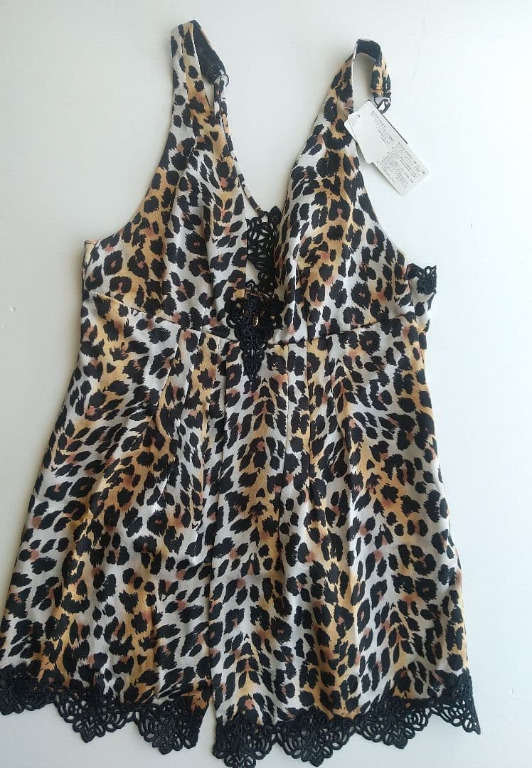 レア☆ワコール　サルート　ゼーン　キャミソール L 未使用　ヒョウ柄