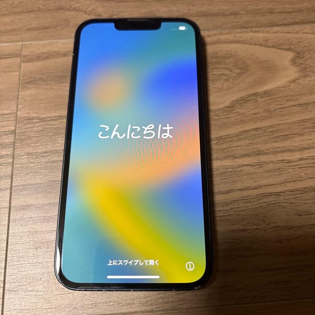 iPhone13 128GB ミッドナイト ブラック SIMフリー 背面傷あり