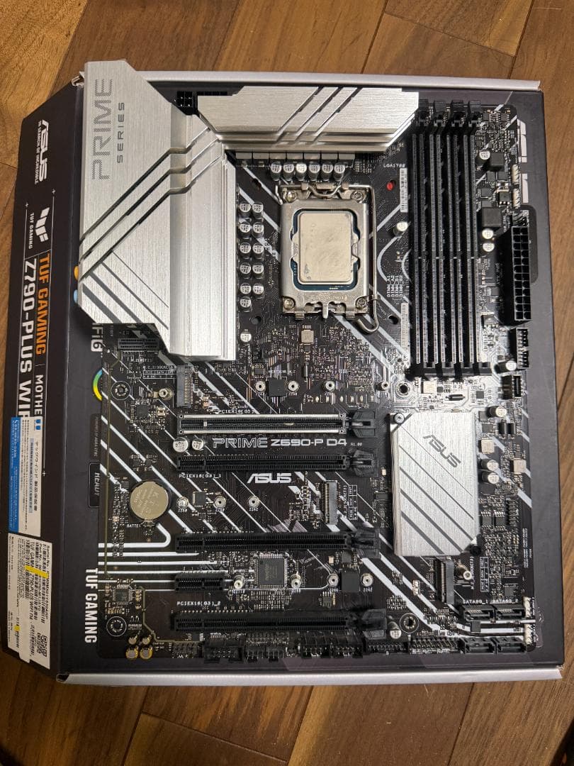 マザーボード Intel i5-12600KF + ASUS PRIME Z690-P D4