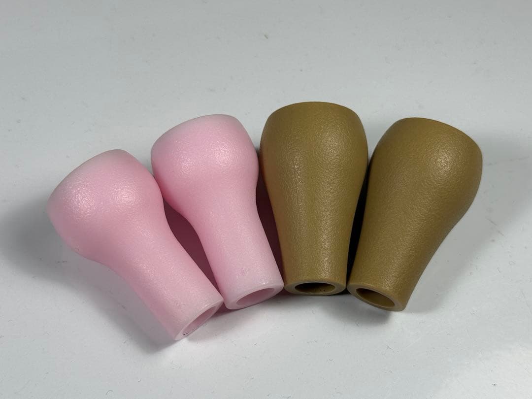 DRTバリアル　ハンドルノブ　ファット　スリム　サンド　ピンク　セット