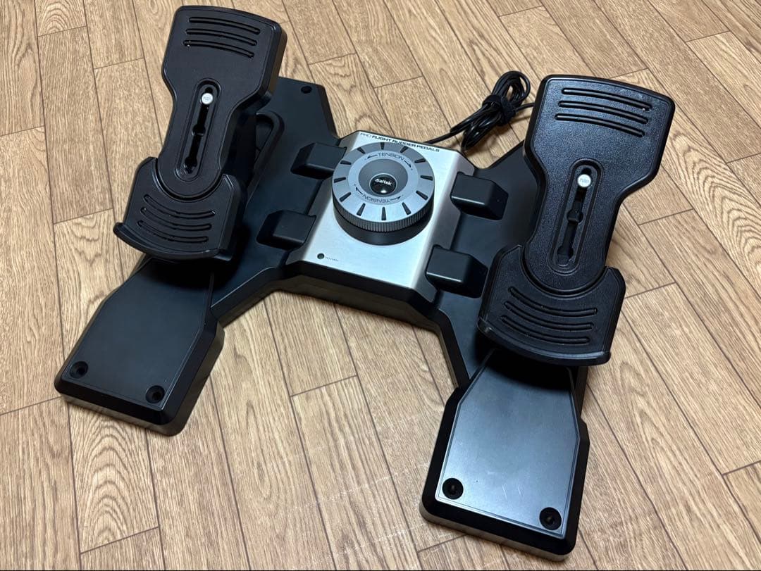 ぱんちくん　Saitek Pro Flight Rudder Pedal