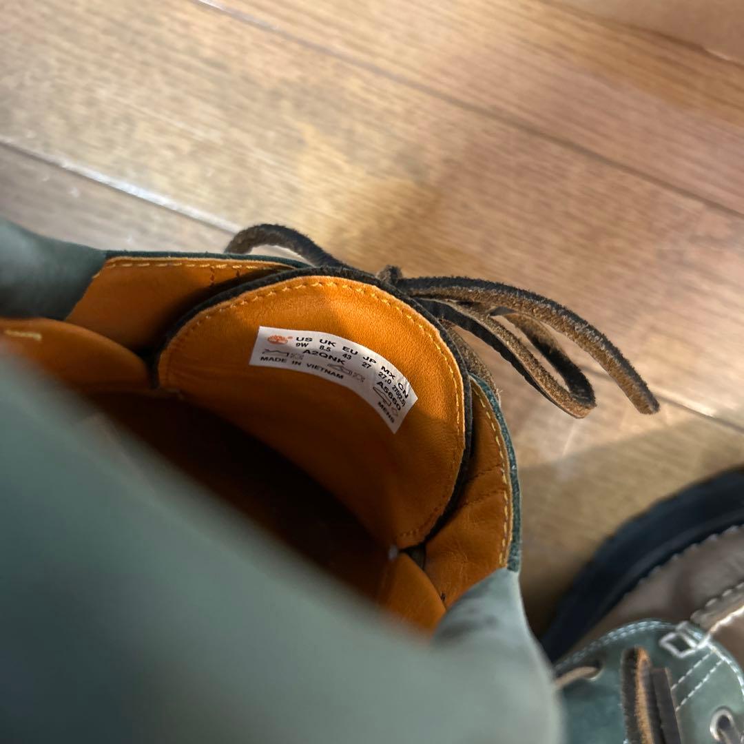 Timberland デッキシューズ ブラウン/グリーン