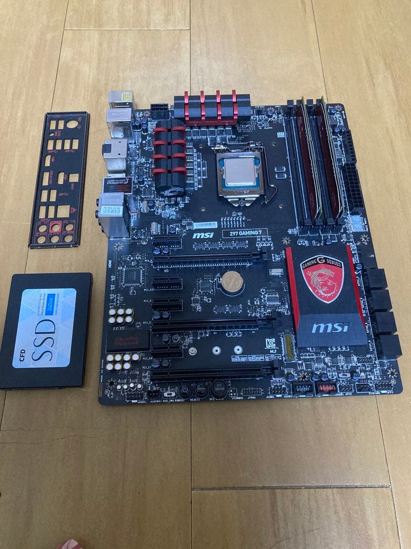マザーボード i7-4790k MSI Z97 Gaming 7 RAM16GB SSD
