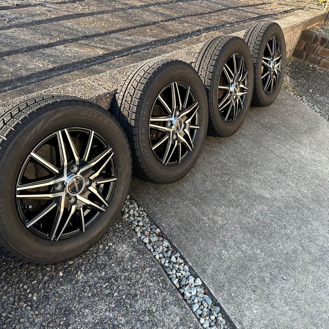 ブリヂストン スタッドレスタイヤ 155/65R13 4本セット