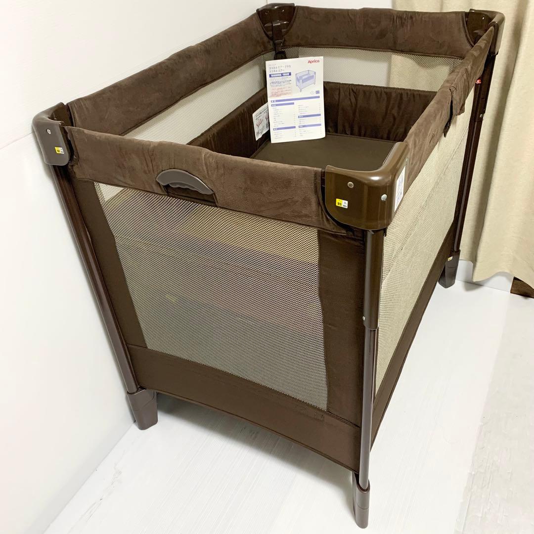 Aprica アップリカ ココネルエアープラス ベビーベット ブラウン