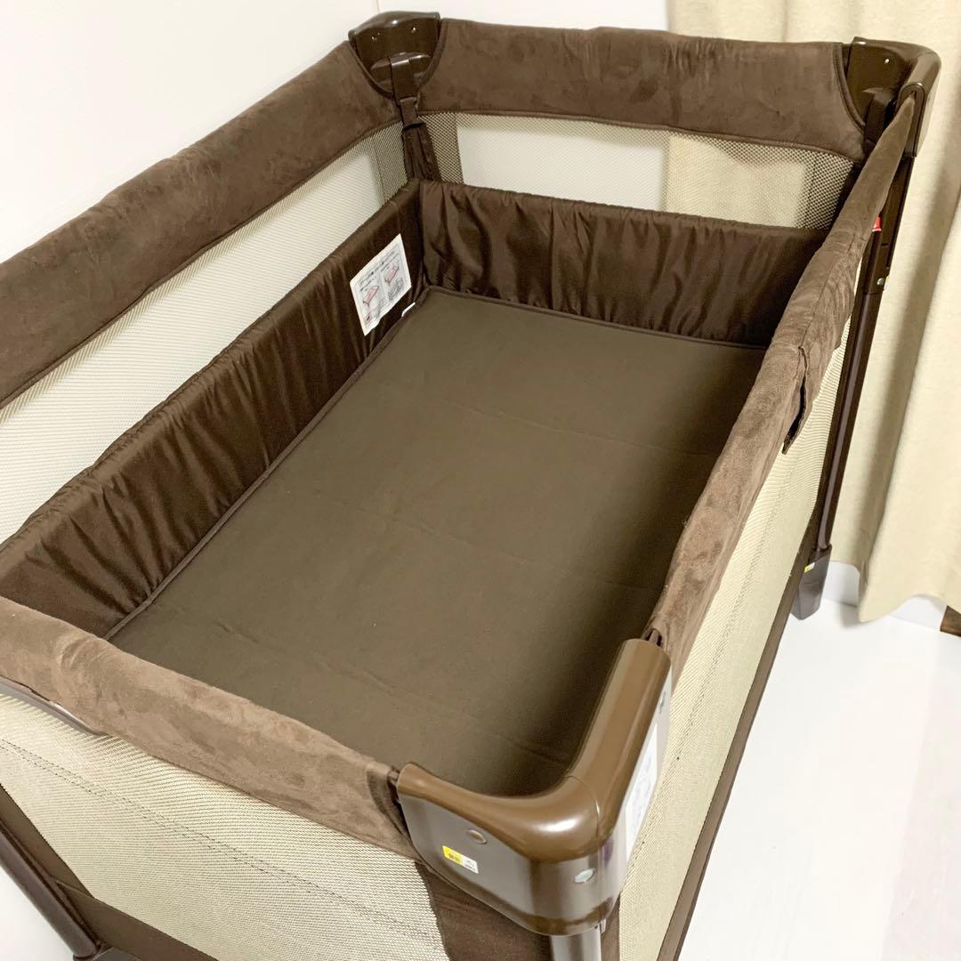 Aprica アップリカ ココネルエアープラス ベビーベット ブラウン