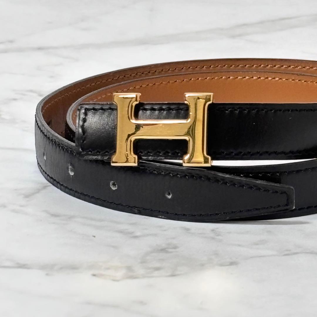 極美品✨　HERMES　エルメス　ベルト　コンスタンス　ゴールドバックル　〇K