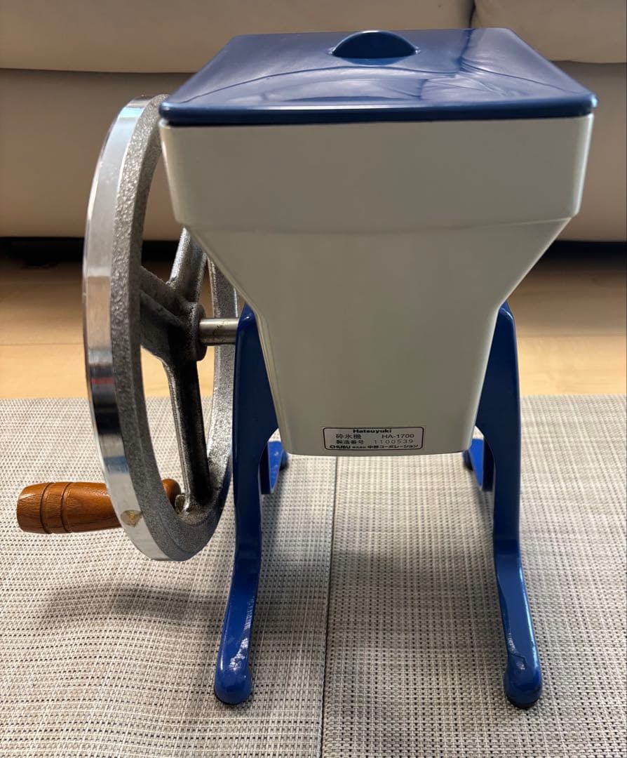 か*ん様 Hatsuyuki　初雪アイスクラッシャー HA-1700 手動式タイ