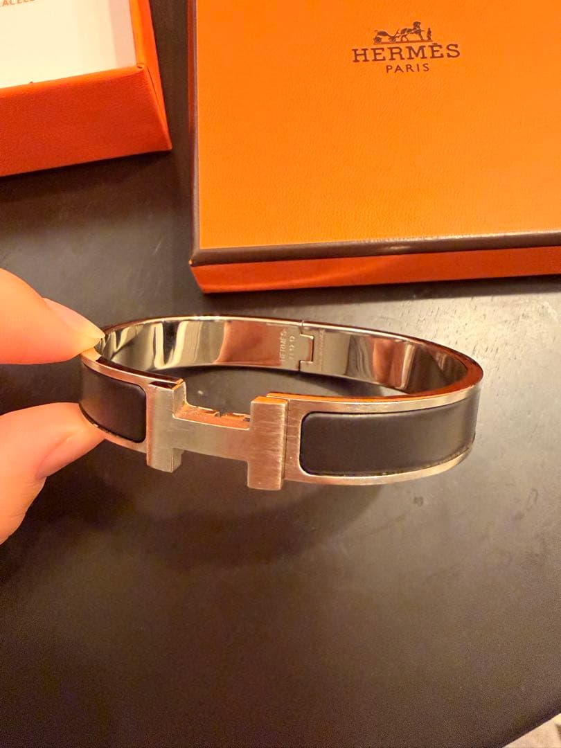 エルメス ブレスレット クリックHH ブラック