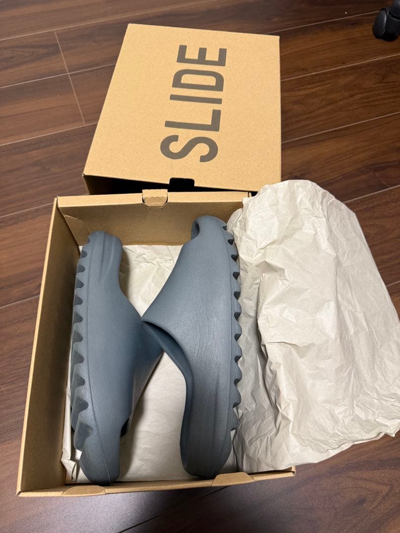 ADIDAS YZY SLIDE スレートマリン