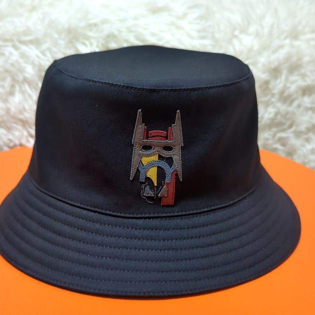 超美品!! エルメス ラウル・スーパーH コットン ハット 帽子