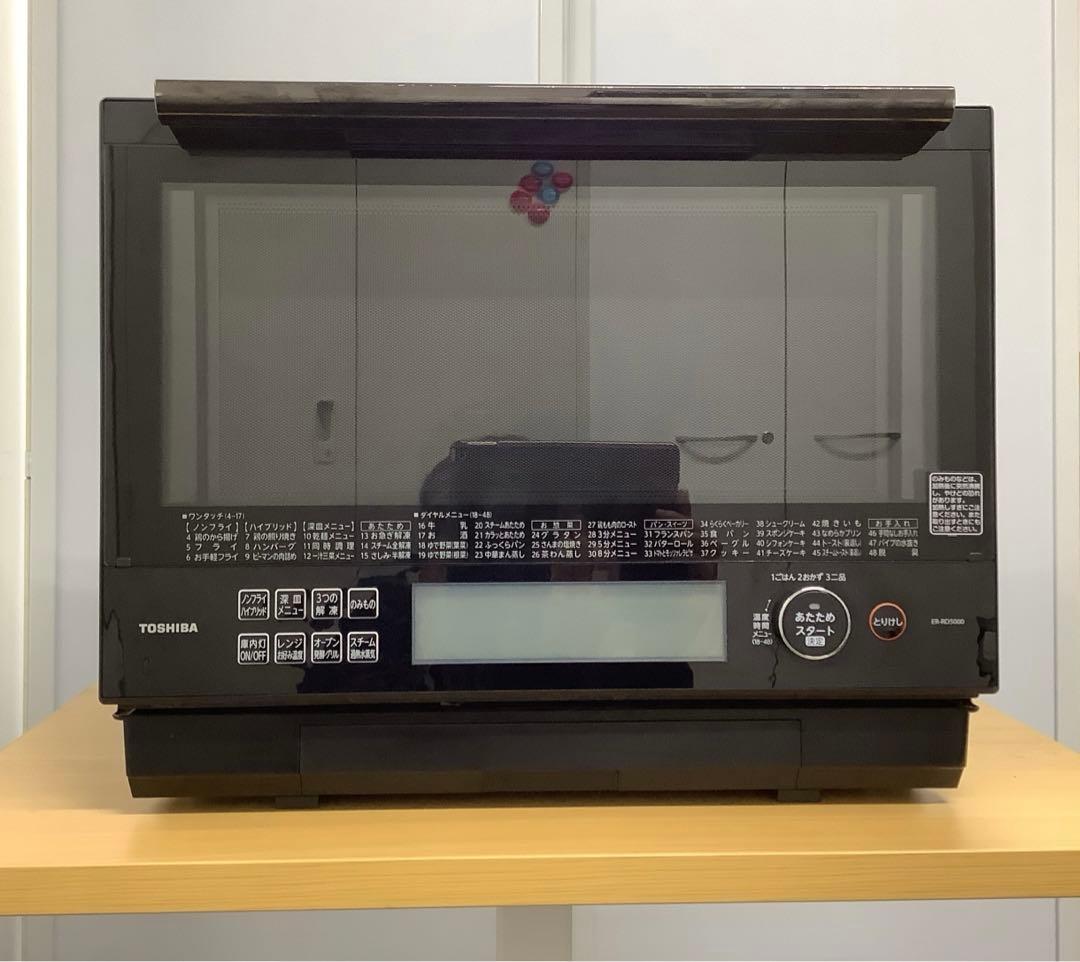 東芝 過熱水蒸気オーブンレンジ ER-RD5000(K) 2017年製
