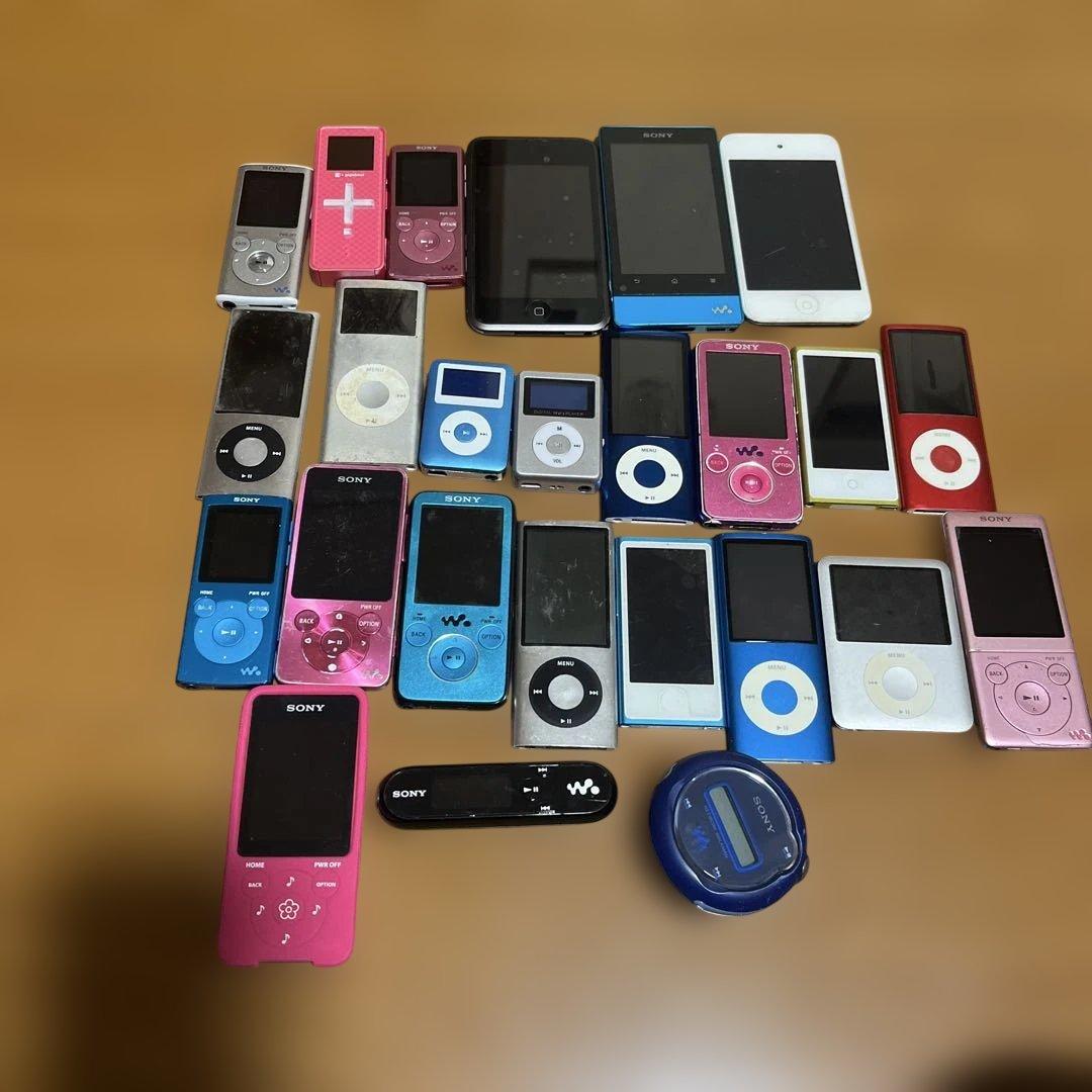 Sony WALKMAN iPodなど25個まとめ売り ジャンク品