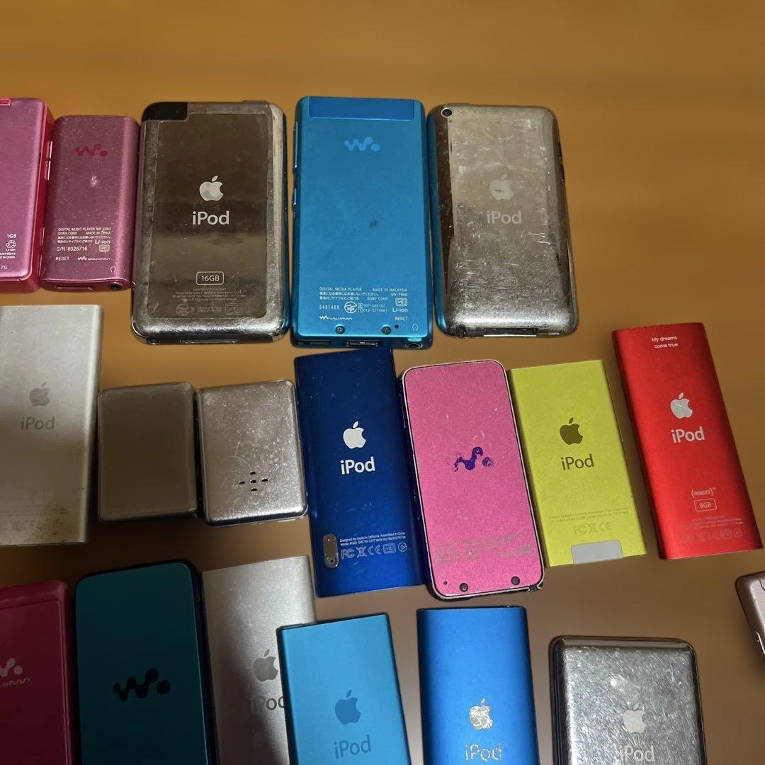 Sony WALKMAN iPodなど25個まとめ売り ジャンク品