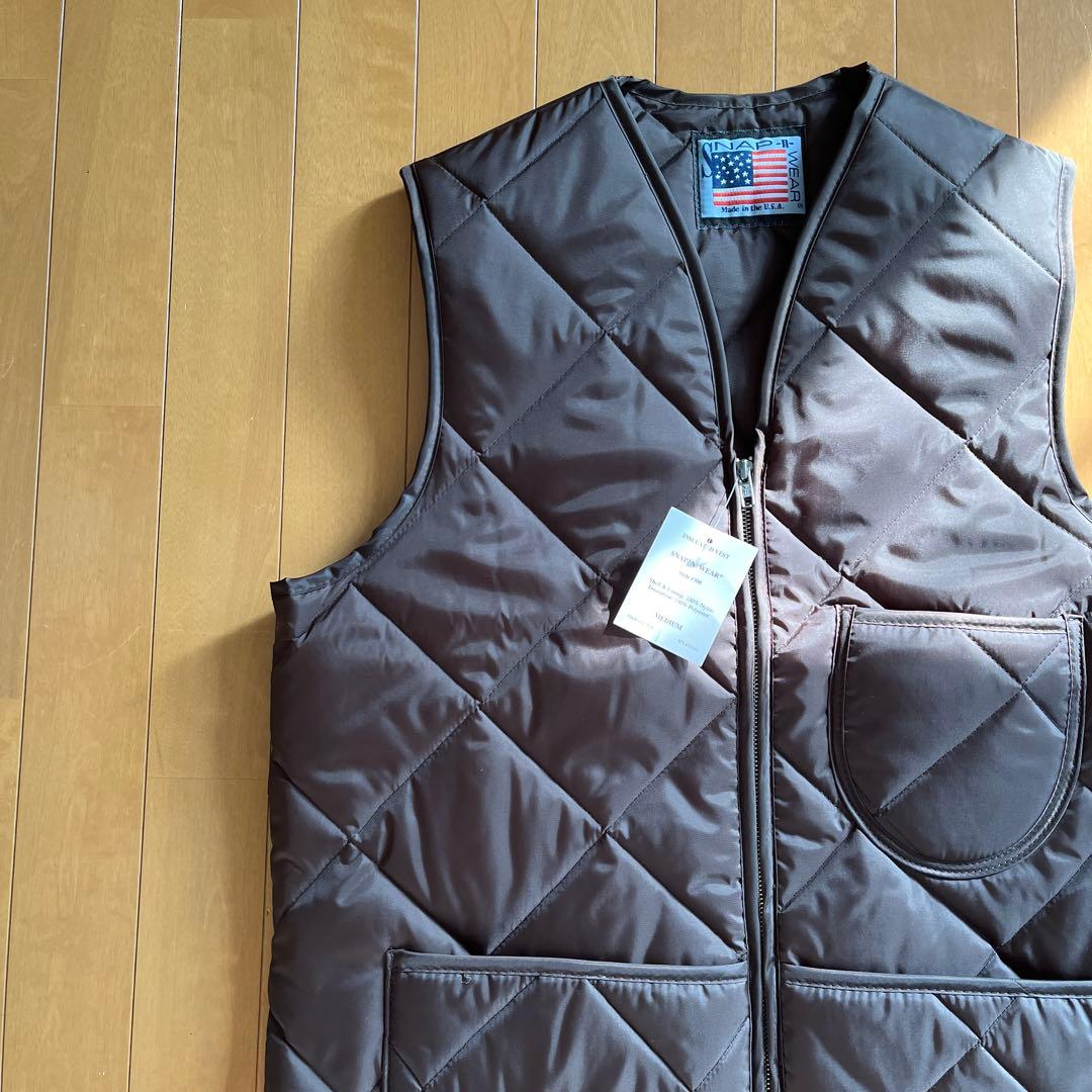 【新品】SNAP’N’WEAR quilting vest キルティングベスト