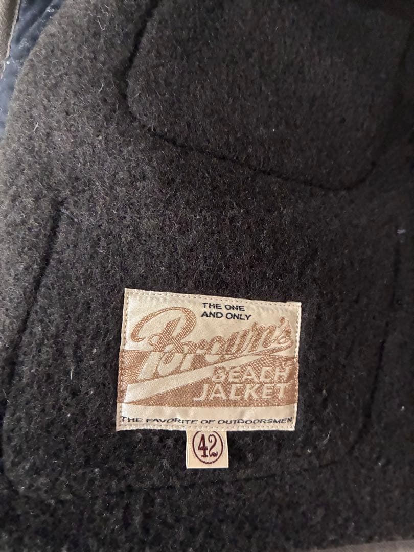 FULLCOUNT フルカウント ブラウンズビーチ ベスト 42 ビーチクロス