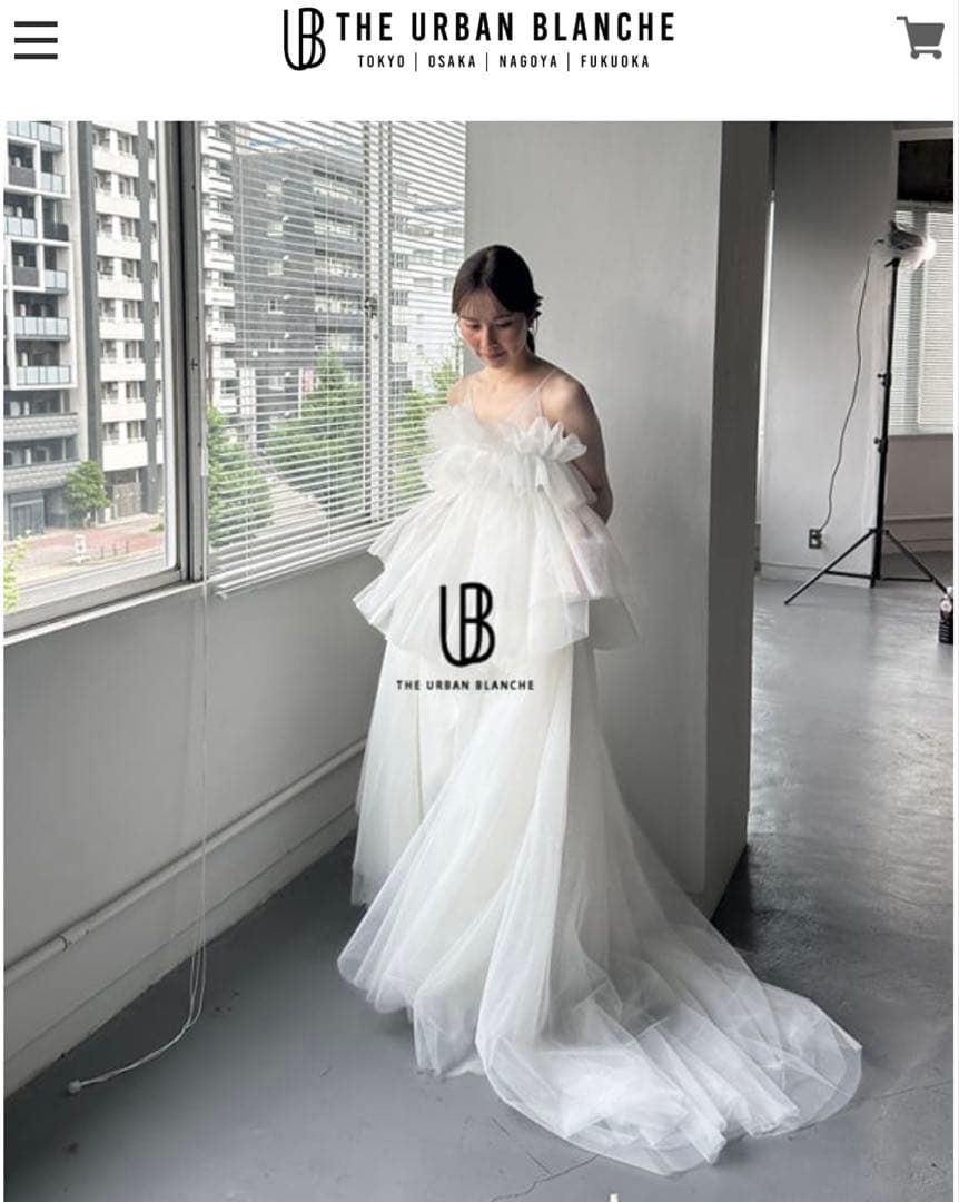 THE URBAN BLANCHE 前撮りドレス　ウェディングドレス