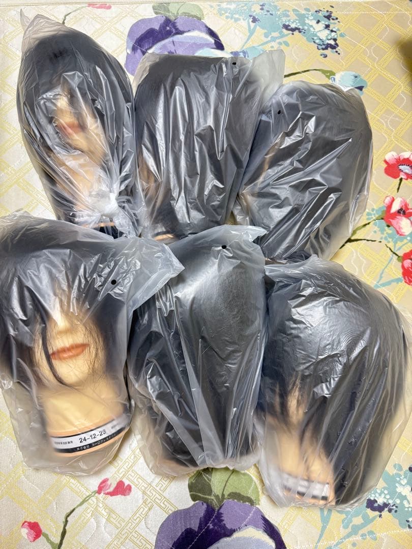 美容師国家試験用カットウィッグ 7体セット
