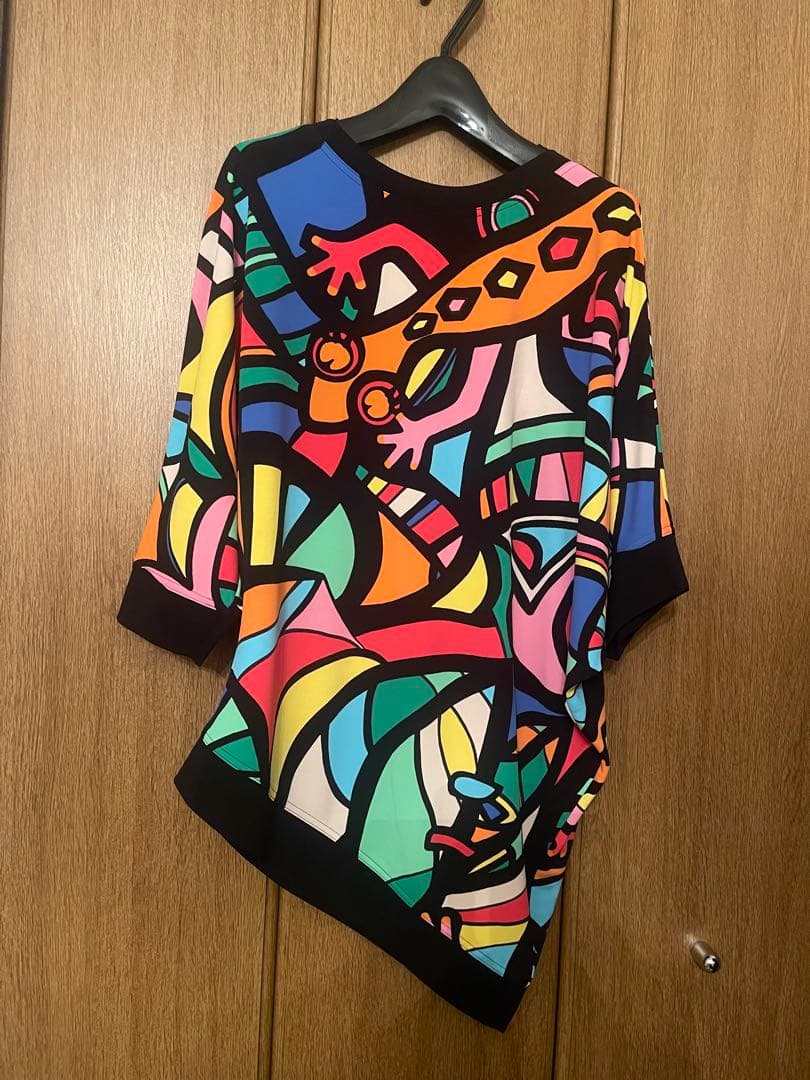 TOKUKO 1er Vol　トクコプルミエヴォル　プリントブラウス