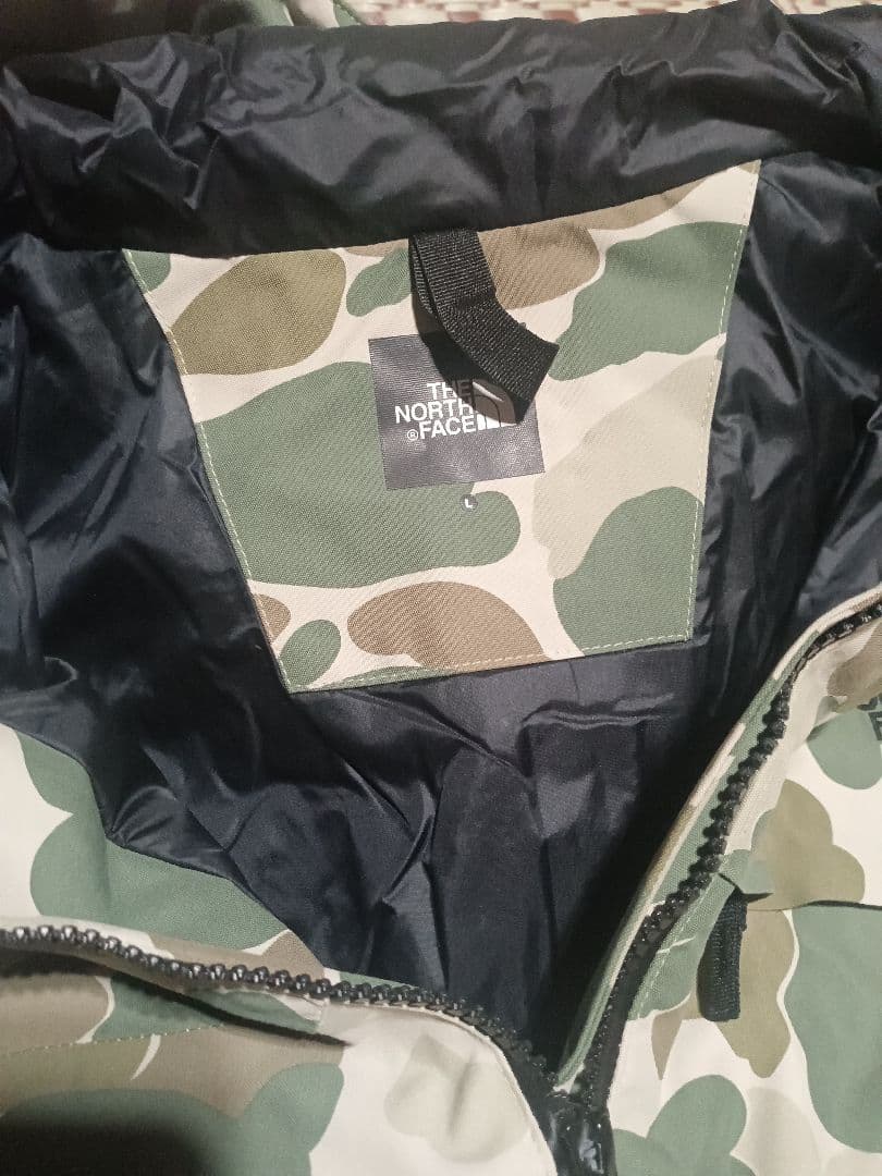 ノースフェイス　プリマロフト　ジャケット　スキー　スノボ　ウェア　タンカモ　L