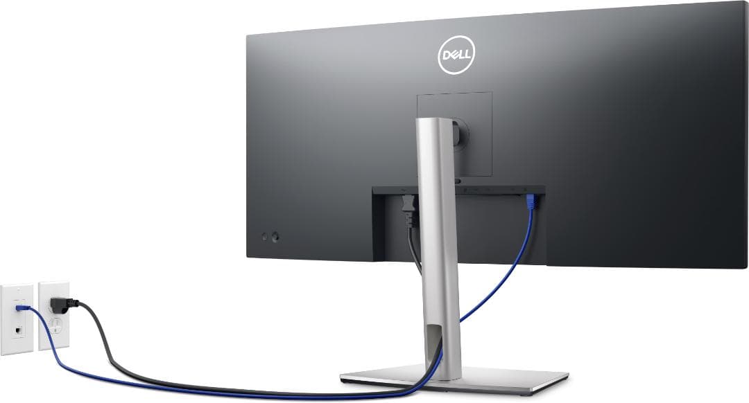 【美品】Dell 34 曲面 モニター P3424WE ＆専用サウンドバー付