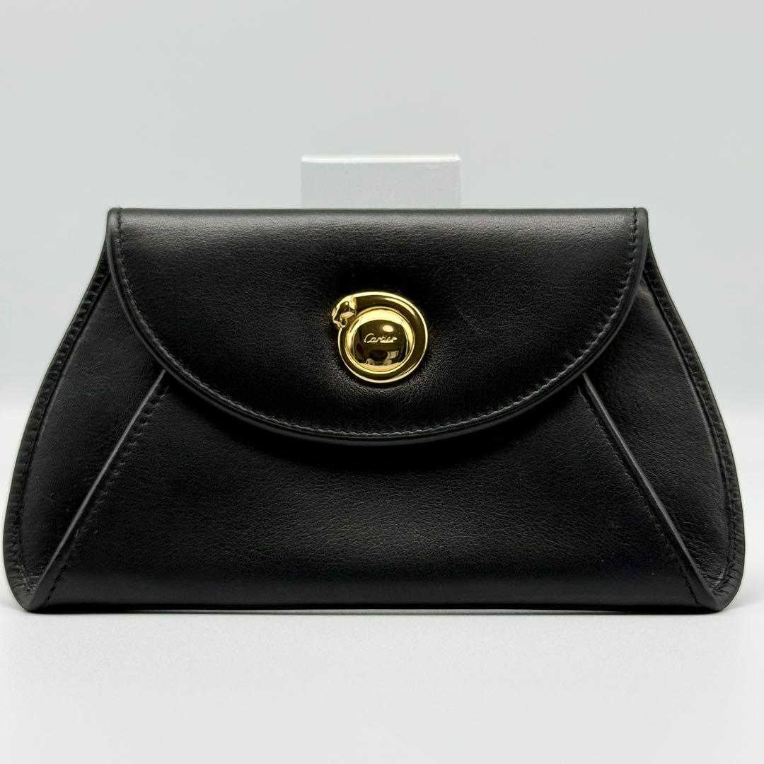 ✨美品✨Cartier パンテール ケース 男女兼用 ゴールド金具 レザー