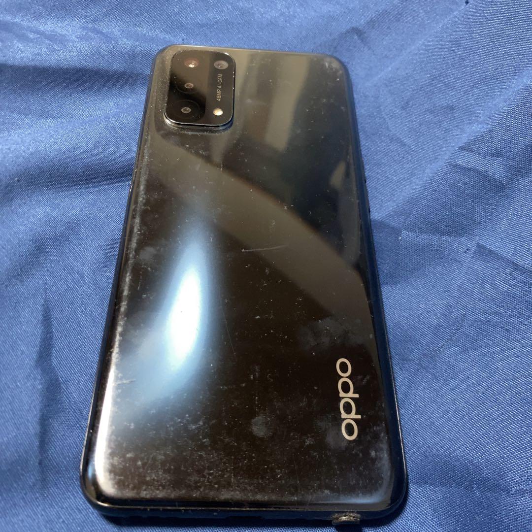 OPPO スマートフォン ブラック トリプルカメラ