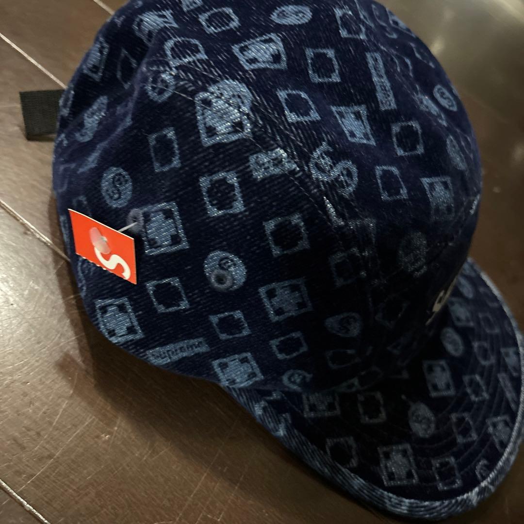 Supreme ネイビー コーデュロイキャップCampCap Blue 24AW