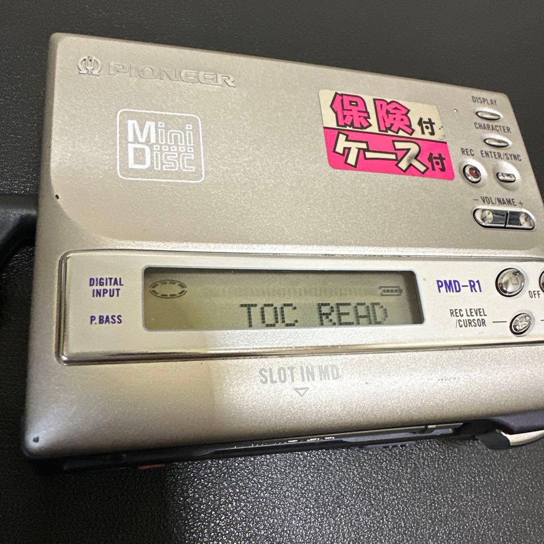 希少PIONEER MDレコーダー PMD-R1通電確認済　ジャンク扱い　美品