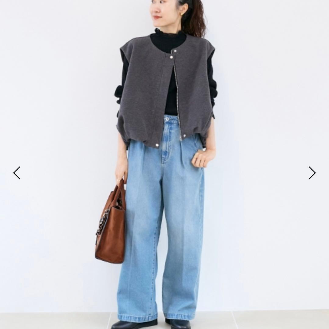 ルクールブラン　メルトンバルーンベスト