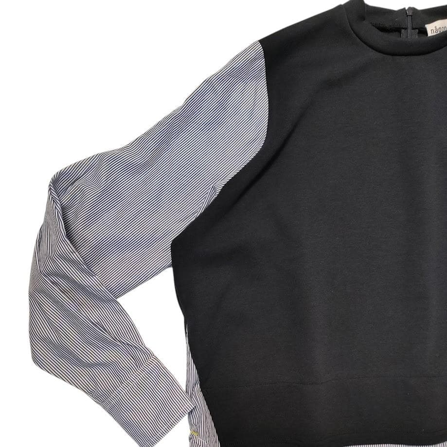 nagonstans ナゴンスタンス スウェット切り替えシャツ M