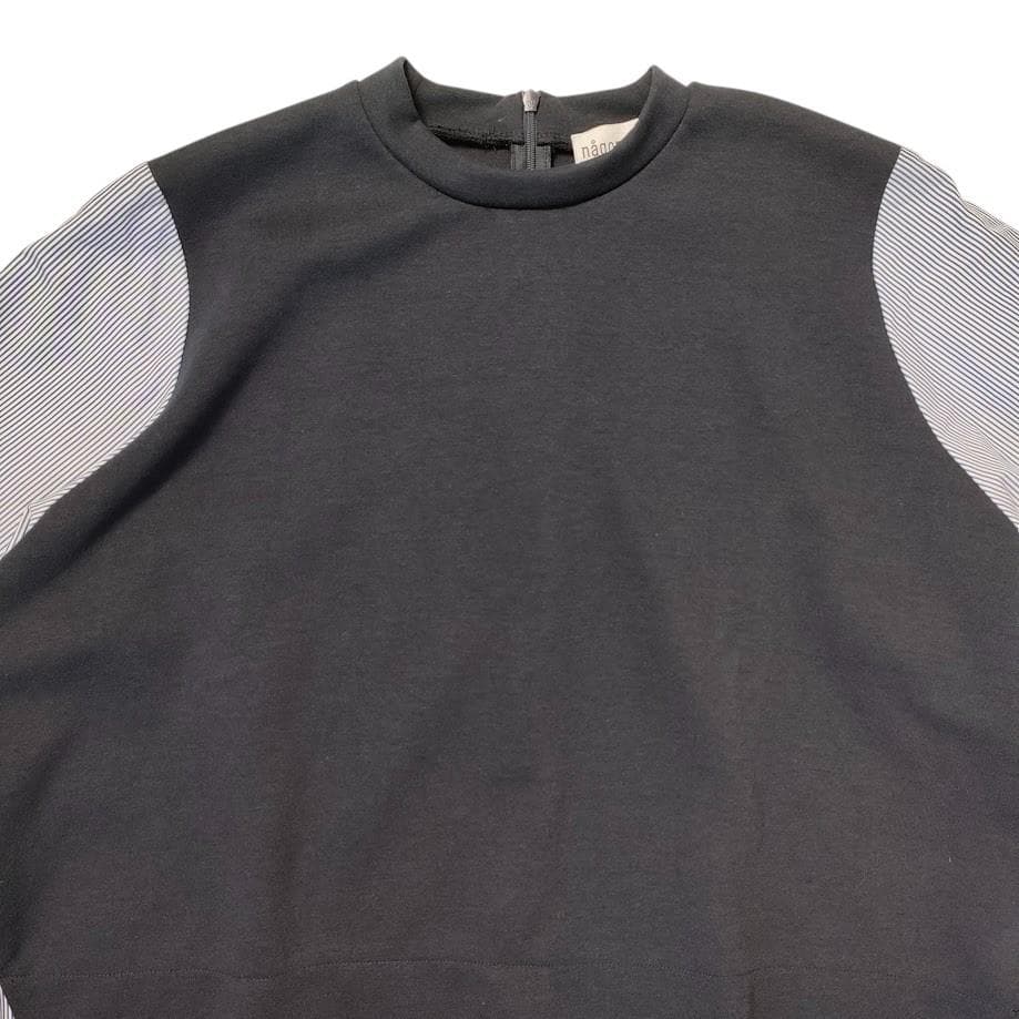nagonstans ナゴンスタンス スウェット切り替えシャツ M